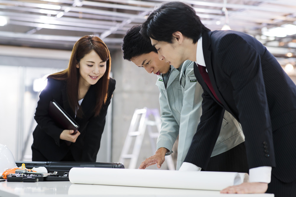 不動産と建築のプロがチームで対応