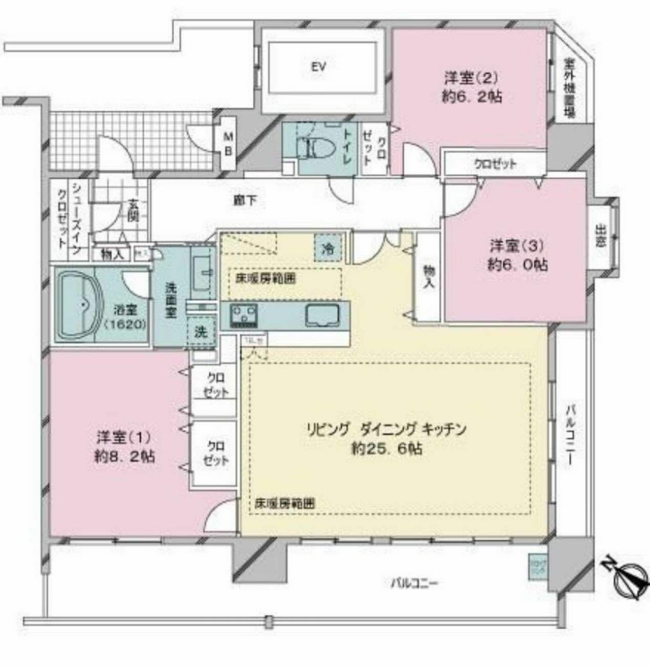 リノベーション前後の間取りを比較