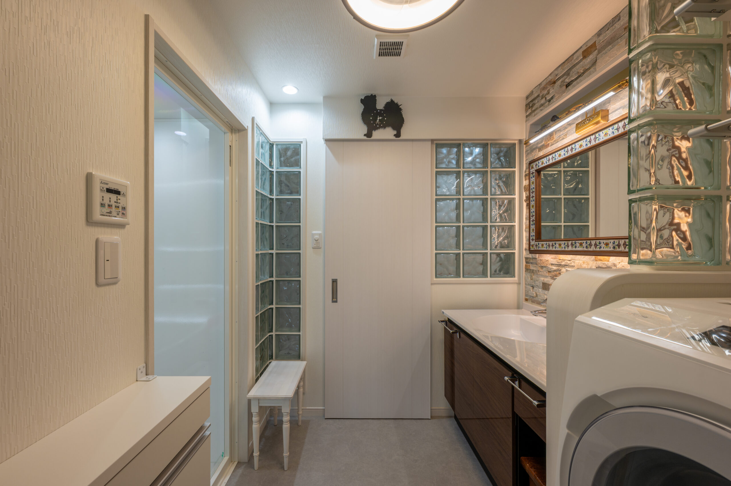 リフォーム後の洗面脱衣室