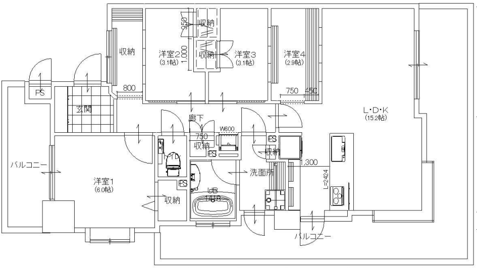 リノベーション前後の間取りを比較