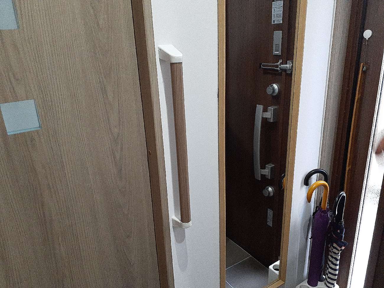 安全面に配慮した玄関