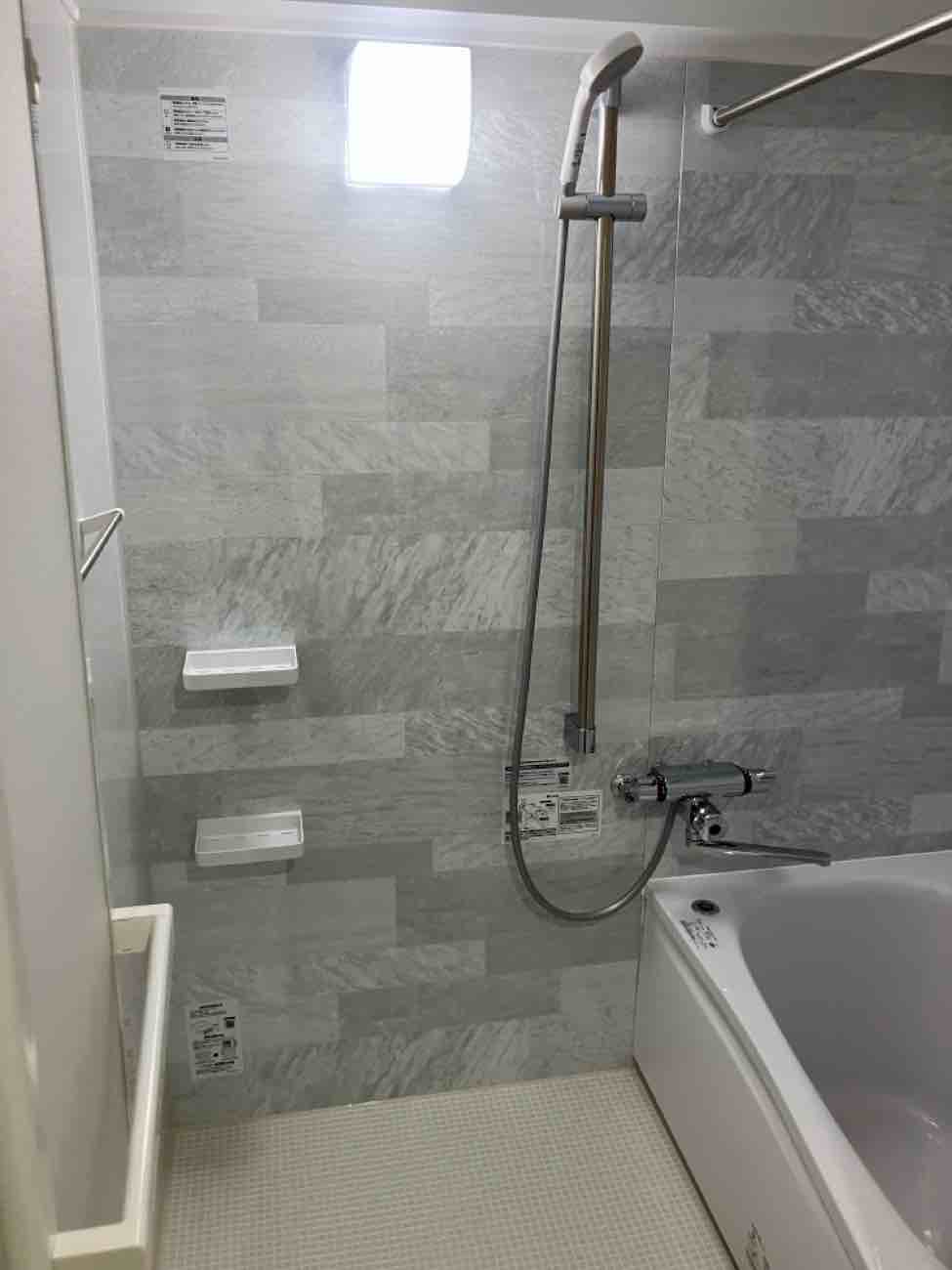 リノベーション後のバスルーム