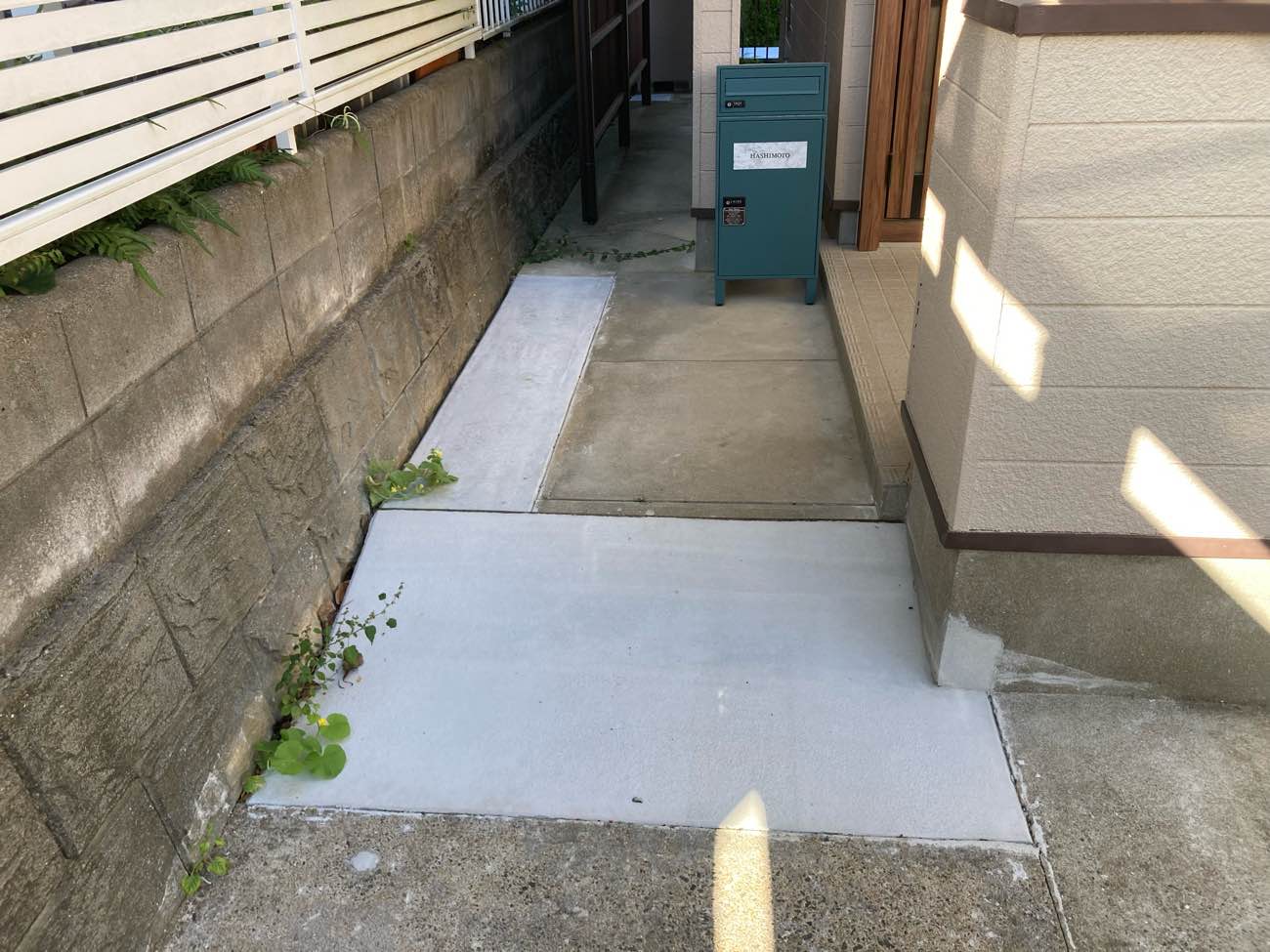 庭を整理して実現した、ゆとりある駐車場計画／H様邸