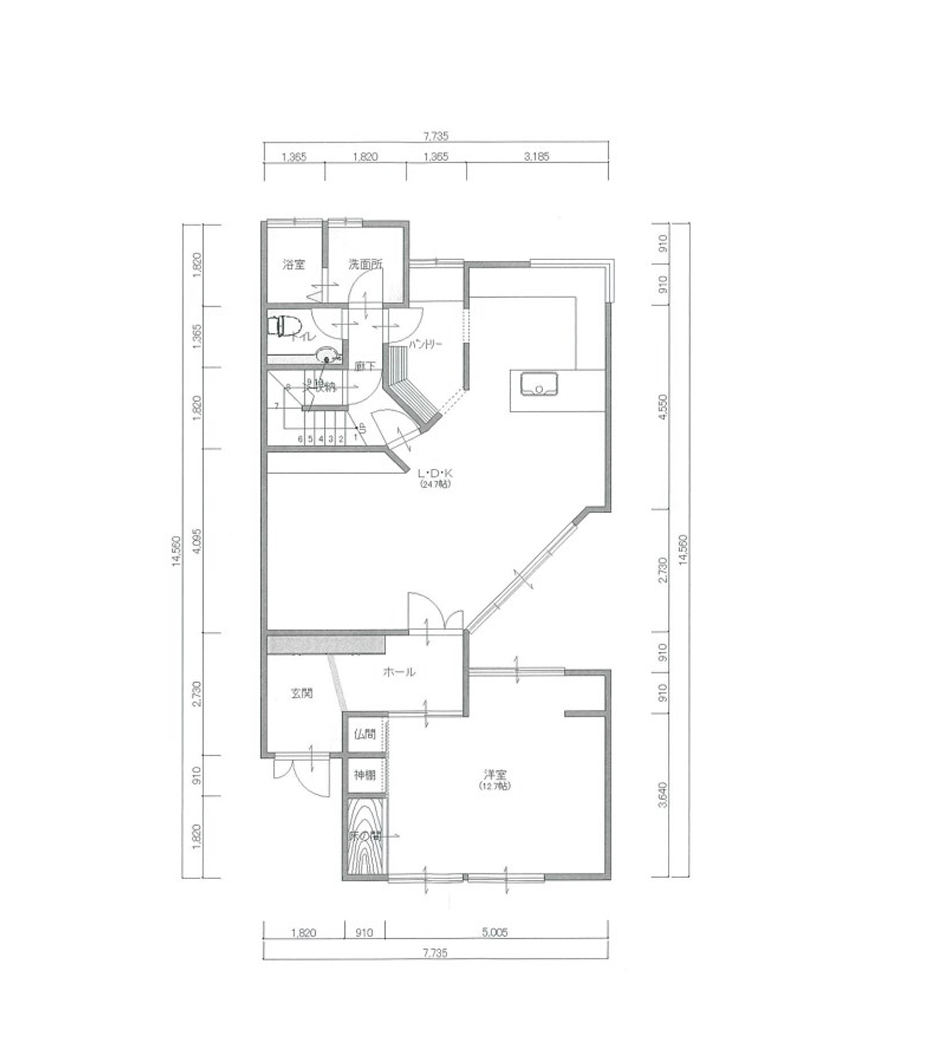 リノベーション前後の間取りを比較