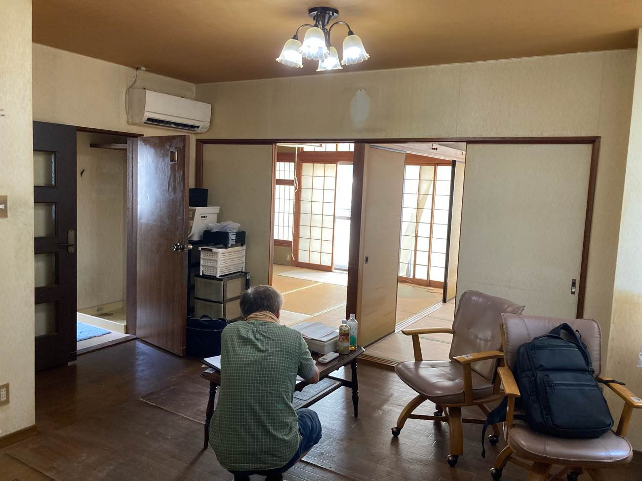 間取り変更前のDKと和室