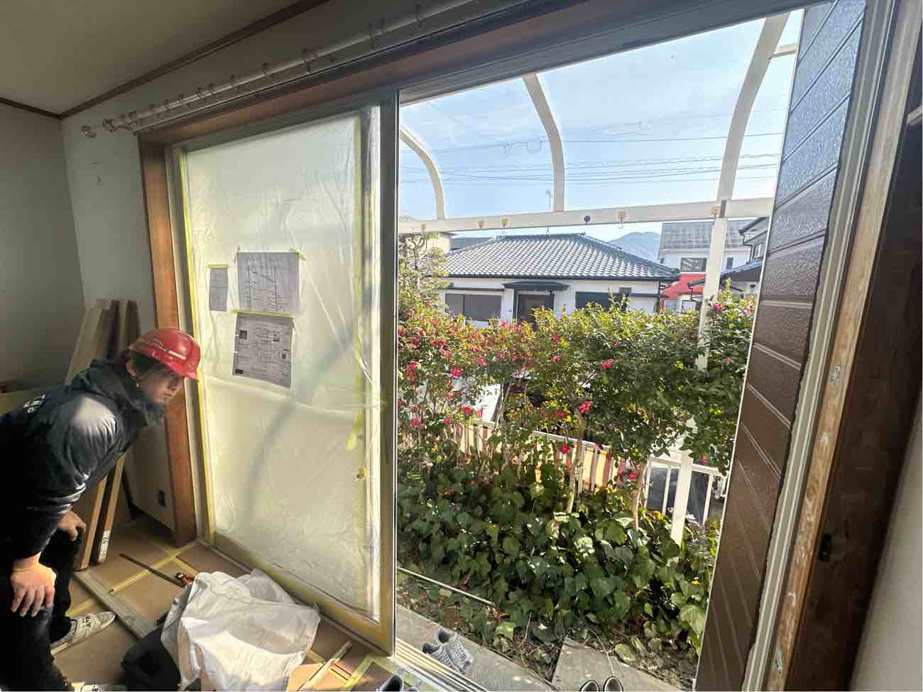 内窓設置中