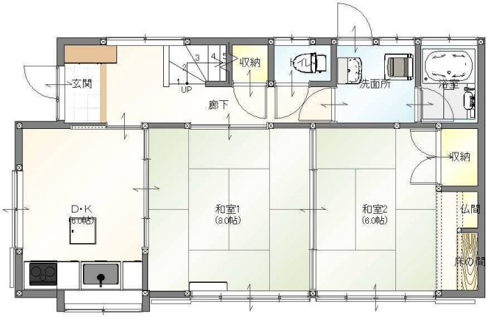 リノベーション前後の間取りを比較