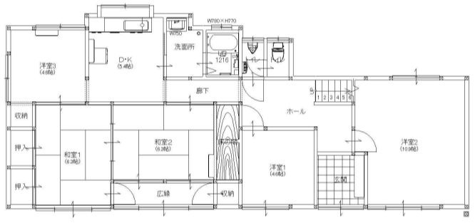 リノベーション前後の間取りを比較